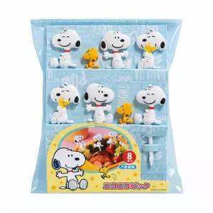 도시락픽 스누피 과일포크 8pc 도시락꾸미기 Q605