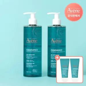 아벤느 클리낭스 클렌징 젤 400ml 2개+클리낭스 클렌징젤 15ml 2개 증정