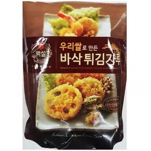 (1K) 우리쌀 튀김가루 백설/분식집/용량/가정/식당용/가루/업소/요리용/식당/튀김/치킨용/파우더/요리/튀김