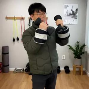 근력운동 손목 중량밴드 모래주머니 2kg 2개입