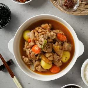 간장닭갈비 500g * 4팩 (국내산닭고기(어깨살7 : 가슴살3)70% : 소스30%)