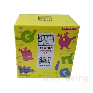 정관장  천녹 그로잉 키즈 U7 20ml * 20포 성장기 어린이 3~7세 성장기 골든타임