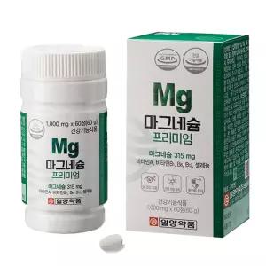 일양약품 마그네슘 프리미엄 1000mg x 60정 1개