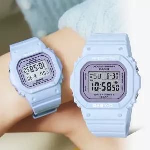 지샥 시계 베이비지 스퀘어 학생 여성 블루 백화점AS BGD-565SC-2DR