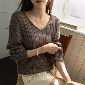 햇살엔 쿨터치 스트링 골지니트