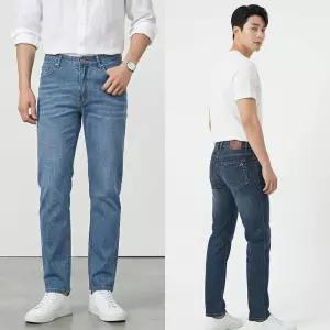 김영주골프 여름 남성 스판 캐주얼 청바지 평상복 작업복 데님 팬츠 K5