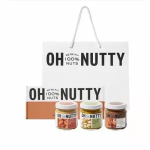[선물세트] 오넛티 미니 기프트 SET 80g 3구 땅콩버터 오리지널 + 땅콩버터 크런치 + 아몬드 오리지널)