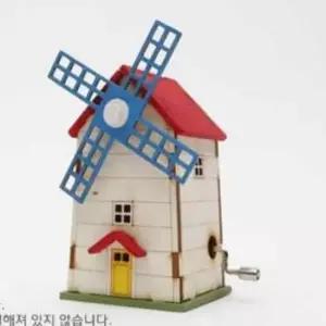 [데코] DIY 풍차 오르골 DIY오르골 오르골만들기재료 나무오르골
