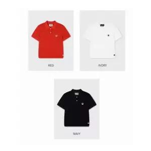 [하프클럽/후아유]후아유 여성 스티브 크롭 카라 반팔티 / Steve Crop Collar T-Shi