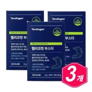 테라퓨젠 헬리코컷 부스터 30포 x 3개 위점막 보호 헬리코박터균 억제 중장년 시니어 항산화 도움
