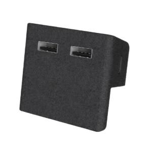 테슬라 모델 3 Y용 USB 션트 허브 도킹 스테이션, 퀵 차저 플로킹 어댑터 전원 공급 분배기