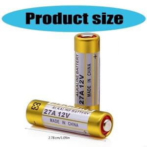 차고 문 오프너 리모컨 5pcs 27A 12V 알칼리 배터리 팩 193a