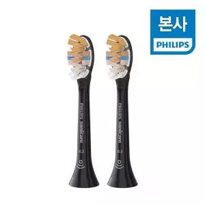 [필립스](마산점)소닉케어 A3 프리미엄 올인원 칫솔모 블랙 2개입 HX9092/91
