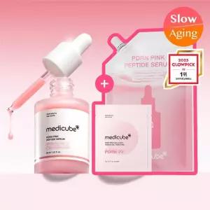 [1등미백앰플] 메디큐브 PDRN 핑크 앰플 30ml 기획 (본품+리필 50ML+겔패드 2매입*2개)
