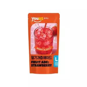 26 유어스 딸기과즙에이드 340ml x 4개