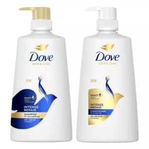 도브 인텐스 리페어(샴푸 680ml + 컨디셔너 660ml)헤어 모발 세정 클렌징 클렌저 린스세트 샴프 업소용 숙