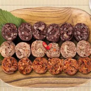 유쎌몰 30년 전통 토종 모듬순대 3색 400G 아침간편식 식사대용간식