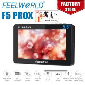 FEELWORLD F5 PROX 1600nit 고휘도 5.5 인치 4K HDMI 터치 스크린, DSLR 카메라 필드 모니터 F970 외부 키
