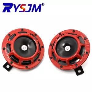 호환   자동차 경적 초강력 컴팩트 전자식 블라스트 톤 에어혼 1쌍 자동차 개조 12V 115DB 그릴 경적