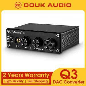 Douk Audio Q3 Mini USB DAC Digital to Analog Converter Coaxial/Optical 3.5mm Headphone Amplifier wit