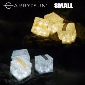 CARRY THE SUN 폴딩 스몰 솔라 캐리더썬 랜턴 LED 충전 백패킹 라이트 태양열