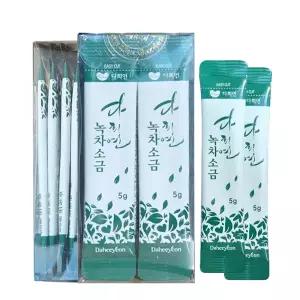 미네랄 용융염 휴대용 스틱 제주 다희연 녹차소금 5g 20포 ST20 웰니스라이프