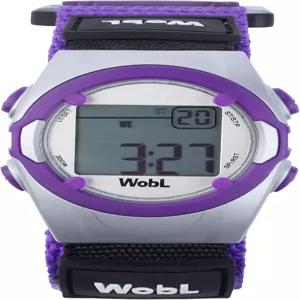 약물/스포츠/회의/소변 알림을 위한 WabL 진동 8알람 및 반복 카운트다운 타이머 시계 보라색