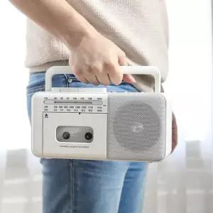 레트로카세트라디오 휴대용 오디오 플레이어 빈티지 카세트테이프 기능
