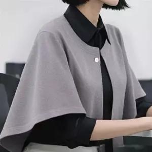 수면 망토 단추 여밈 디자인 가벼운 착용 숄케이프