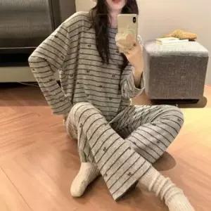패션] 데일리 홈리본 파자마 DHHS22 슬립 파자마 언더 여성 이