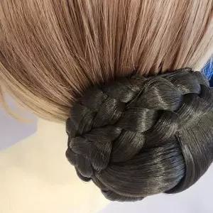 한복대회 올림머리 가채 쪽머리 가발 돌잔치 만두머리