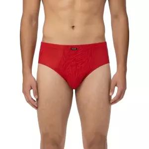 [롯데백화점]비비안 PT2100G RED 지브라 패턴의 나일론스판 남성 삼각팬티