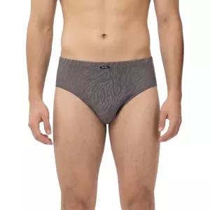 [롯데백화점]비비안 PT2100G BR 지브라 패턴의 나일론스판 남성 삼각팬티