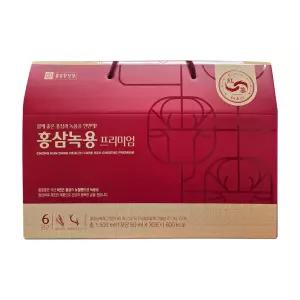 종근당건강 6년근 홍삼녹용 프리미엄 (50ml x 30포) 1박스 (hi)