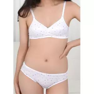 발랄 여중생 볼륨성장 큐티 하트 브라팬티 쥬니어속옷 선물 속옷선물