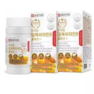 [하프클럽/기타]프라임 활력비타민B 플러스 60정 1+1 총2개 총120정 가족건강 학교 선물