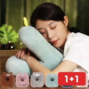 낮잠베개 엎드려 캐릭터 사무실 학생 책상 쿠션 휴식