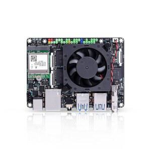 엣지 컴퓨팅을 위한 Tinker Edge R R RK3399Pro 싱글 보드 컴퓨터, 엣지 TPU AI 가속기 및 듀얼 카메라 인터페이스 탑재 2GB RAM 1GB NPU RAM 16GB eMMC 스토리지 지원 텐서플로우 라이트 /카페