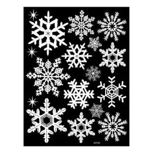 [하프클럽/셀러허브]스티커 겨울 눈꽃 X-MAS 눈꽃_혼합호야GDT-804S