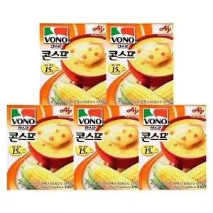 [안전포장] 보노스프 콘스프 57g(19g 3P) x 5개 145755