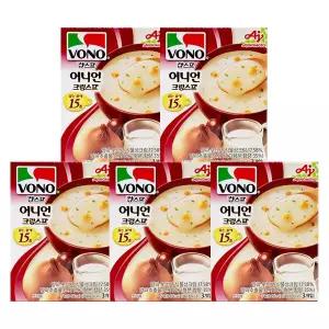 [안전포장] (현대Hmall)보노스프 어니언 크림스프 54g(18g 3P) x 5개 145761