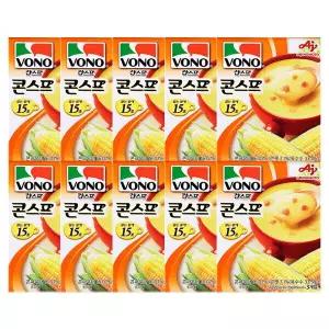[안전포장] 보노스프 콘스프 57g(19g 3P) x 10개 145776