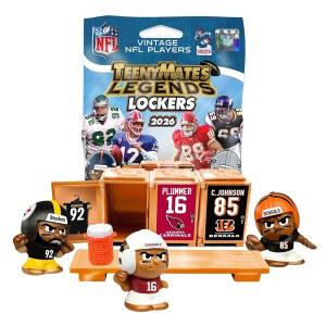 티니메이트 파티 애니멀 2026 NFL 레전드 팀 컬러, 4 원 시리즈 피규어, 사이즈