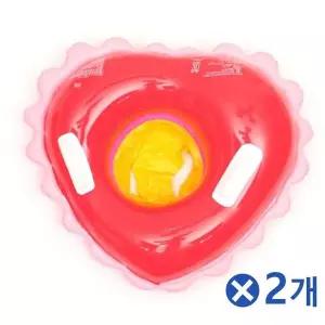 [하프클럽/브이와이]보행기형튜브 보행기튜브 물놀이장난감 핑크x2개