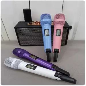 노래방 무선 강의 보컬 녹음 방송용 퍼플 연설 홈유튜브 음향기기 블루투스