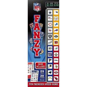 마스터피스 NFL 팬지 주사위 게임, 2-4인용, 플레이타임, 10분 8세용+ 연령대,
