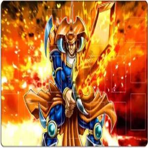 새로운 ZCYWXW 플레이매트 플레임 소드맨 TCG CCG 트레이딩 카드 게임 ZC050C
