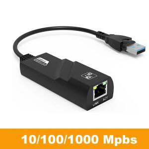 USB 3.0 A Wired Type C To Rj45 Cable 1000Mbps Lan Ethernet Adapter Network Card for Laptop Notebook