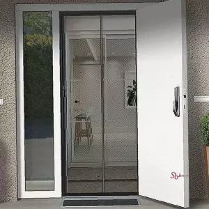 원터치모기장 텐트 자동 현관 방충망 아기 방충문 침대 신생아 접이식 캠핑 야외 폴딩 침대용 유아 휴대용u