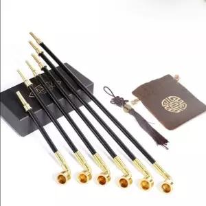 대나무 곰방대 전통 복고풍 엔틱 할아버지 연극